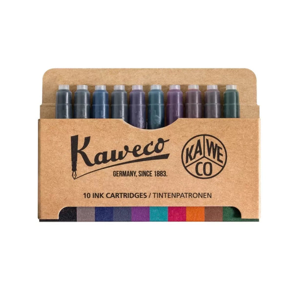 Kaweco Ink Cartridge in Mixed Colors - Pack of 10 Fountain Pen Cartridges