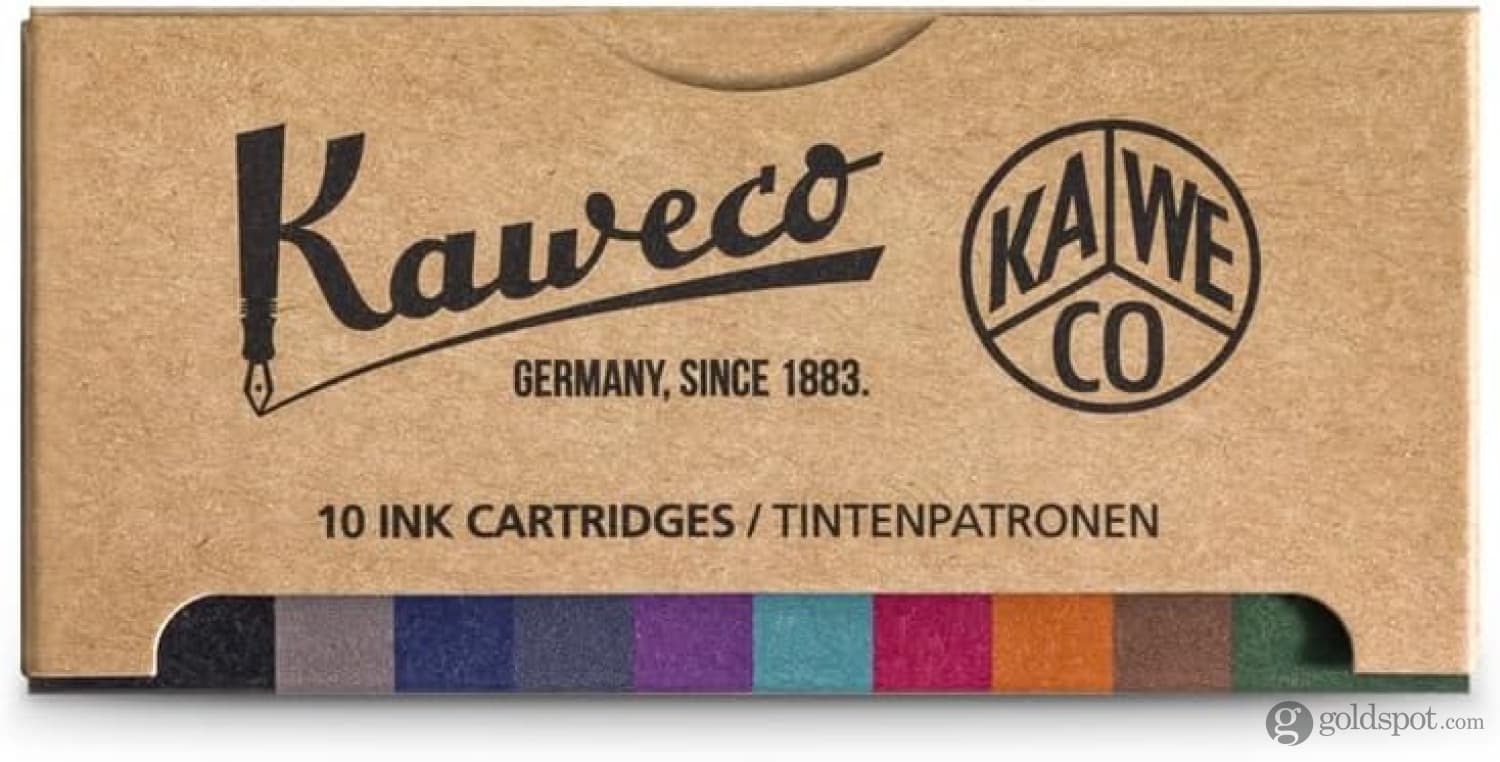 Kaweco Ink Cartridges 10 Pack Colour Mix International Standard Kaweco Ink Cartridges 10 Pack Colour Mix International Standard