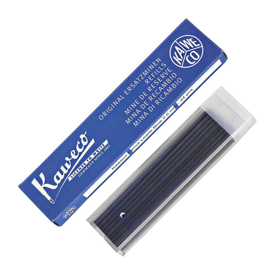 Kaweco Pencil Leads 2.0 x 80 mm - 24 pcs/box - Blue