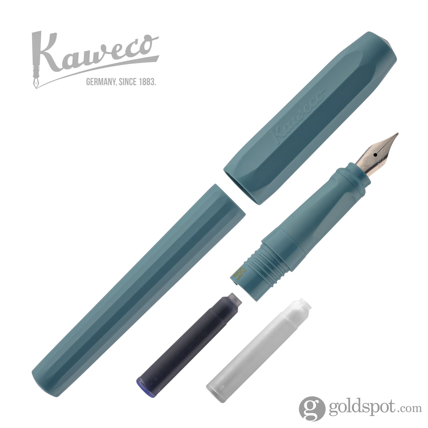Kaweco Perkeo Fountain Pen in Breezy Teal - Goldspot Pens