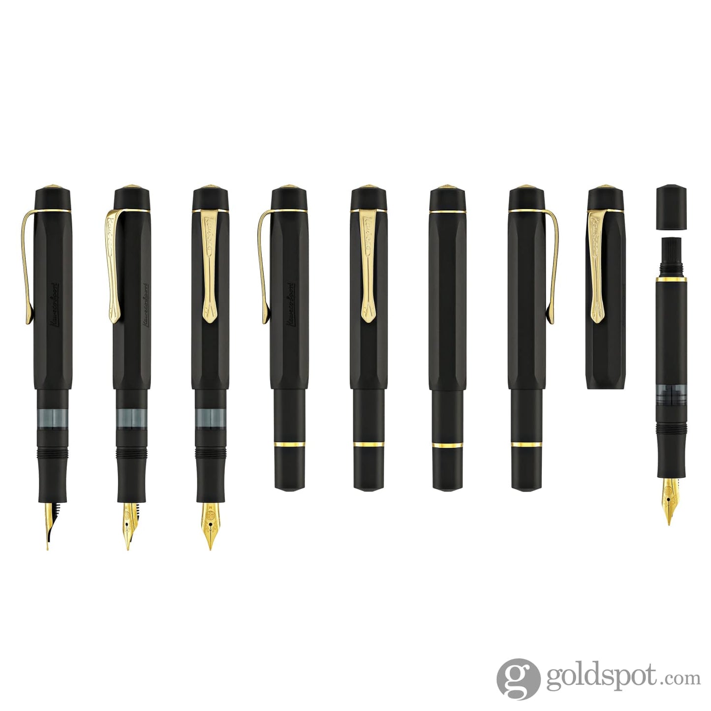 Kaweco Sport Piston Fountain Pen in Black Starter Set