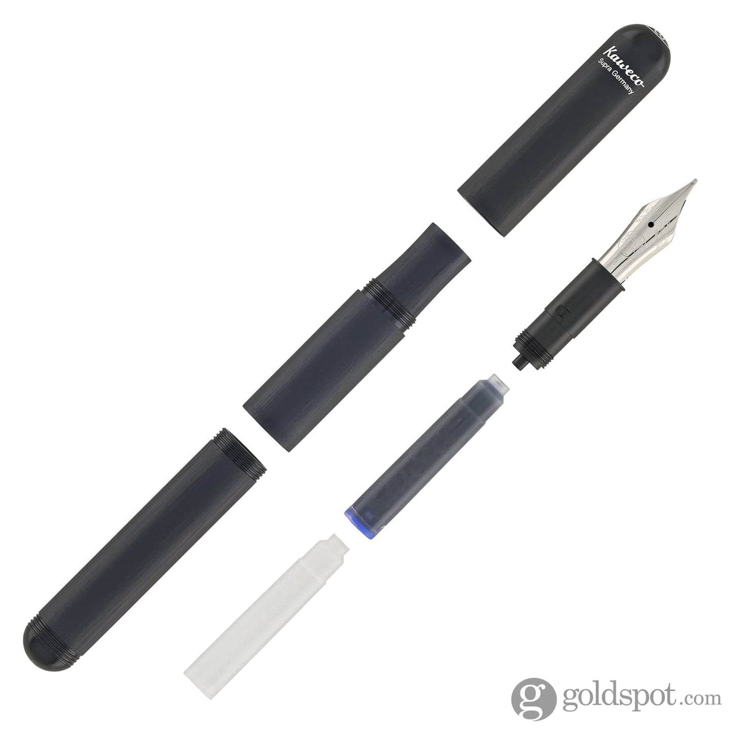 Kaweco Supra Fountain Pen in Aluminum Black Fountain Pen