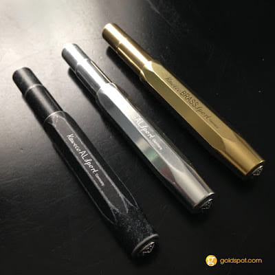 A Trio of Kaweco Sport Pens - AL Raw Brass and Stonewashed Review