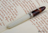 Kilk NovoBaroque Fountain Pen in Two Tone Tortoise Silver Trim Fountain Pen