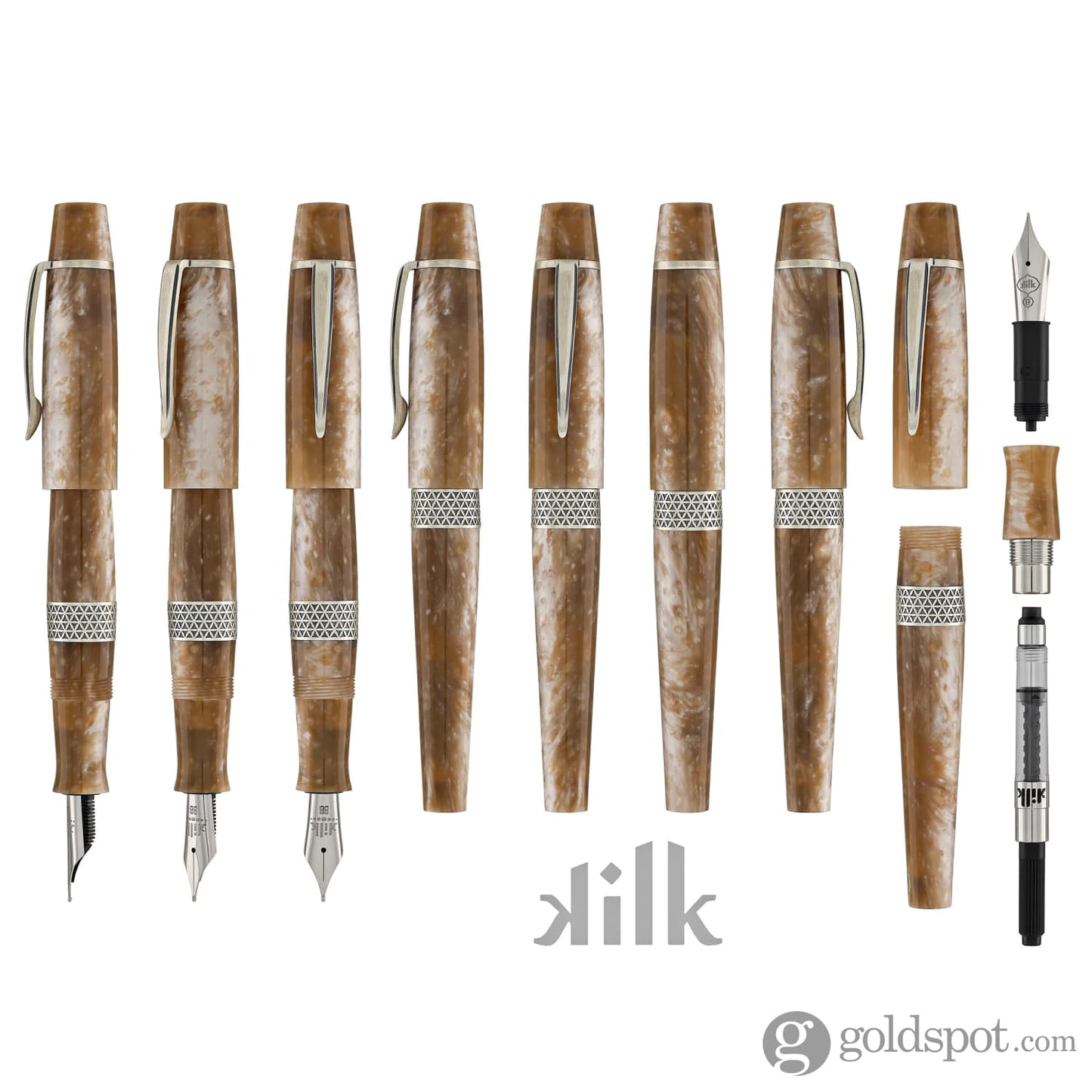 Kilk Orient Fountain Pen in Dark Biege Fountain Pen
