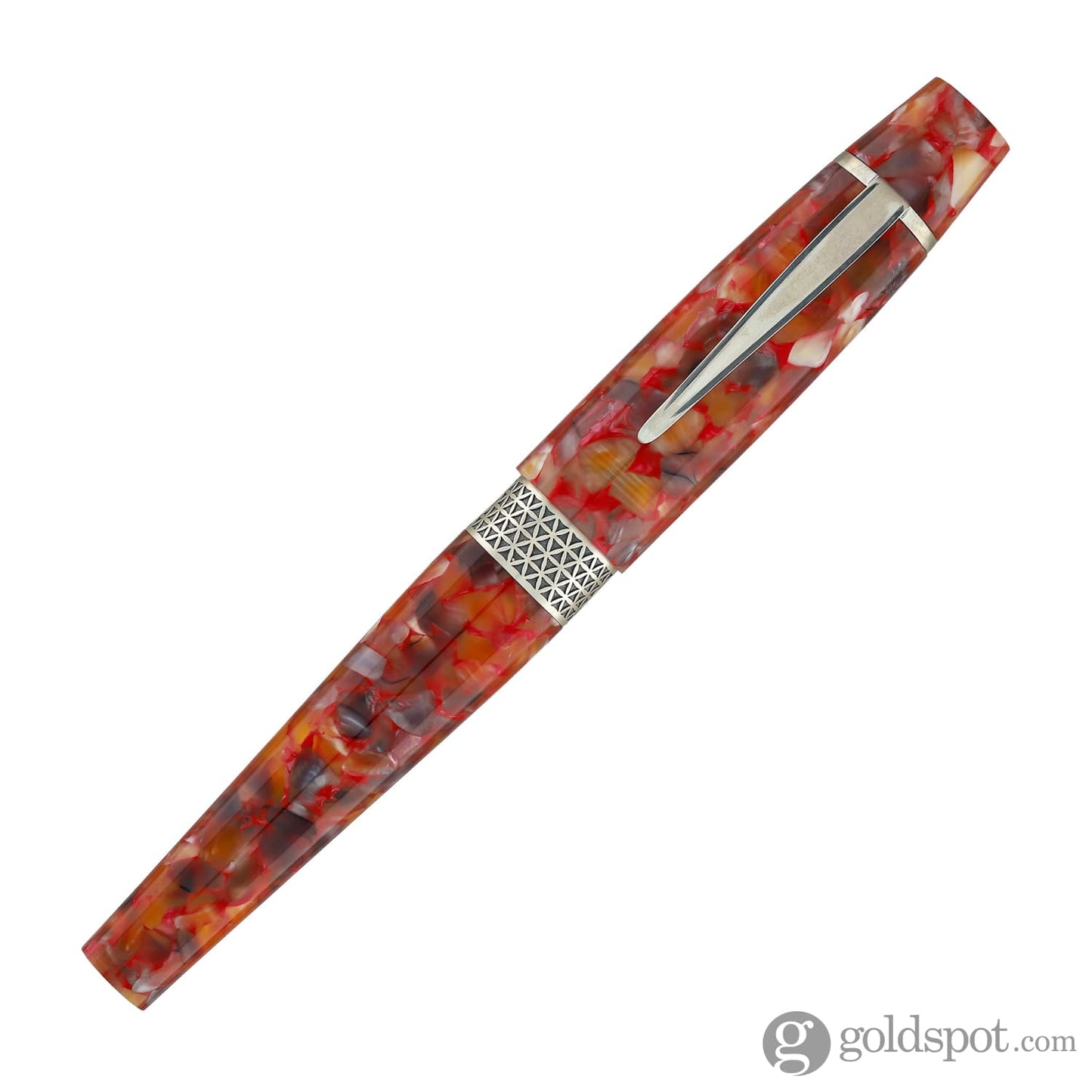 Kilk Orient Fountain Pen in Red Chipped Fountain Pen