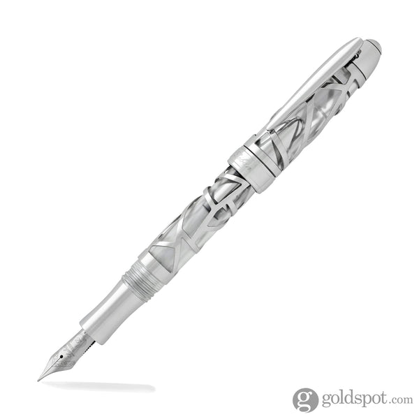 Laban 300 Skeleton Fountain Pen in Chrome Fountain Pen