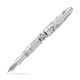 Laban 300 Skeleton Fountain Pen in Chrome