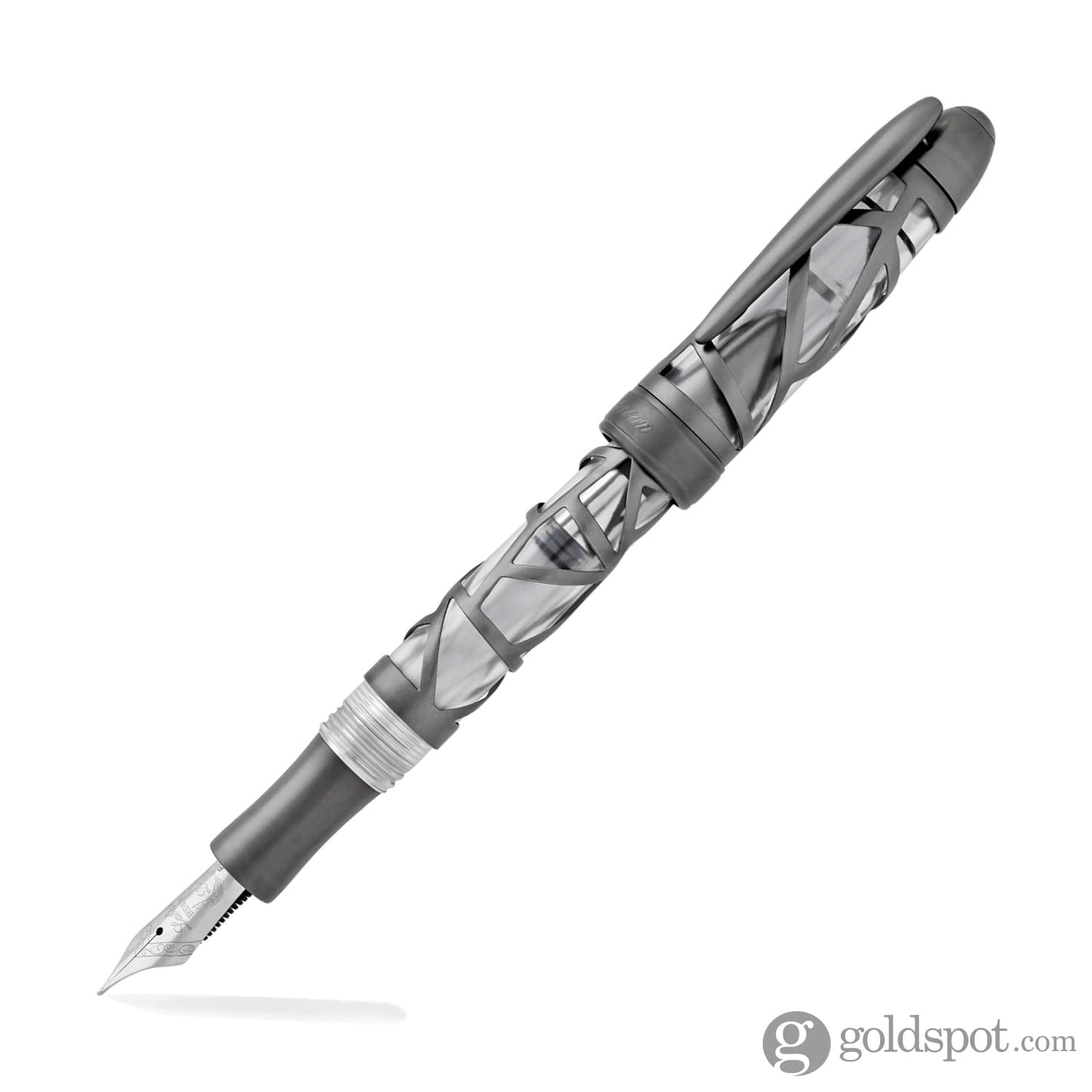Laban 300 Skeleton Fountain Pen in Gun Metal Fountain Pen