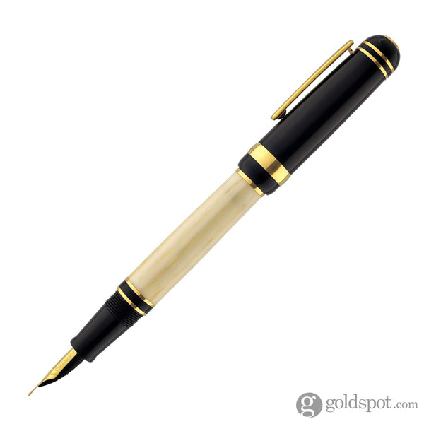 Laban 325 Fountain Pen with Black Cap & Ivory Barrel Fountain Pen