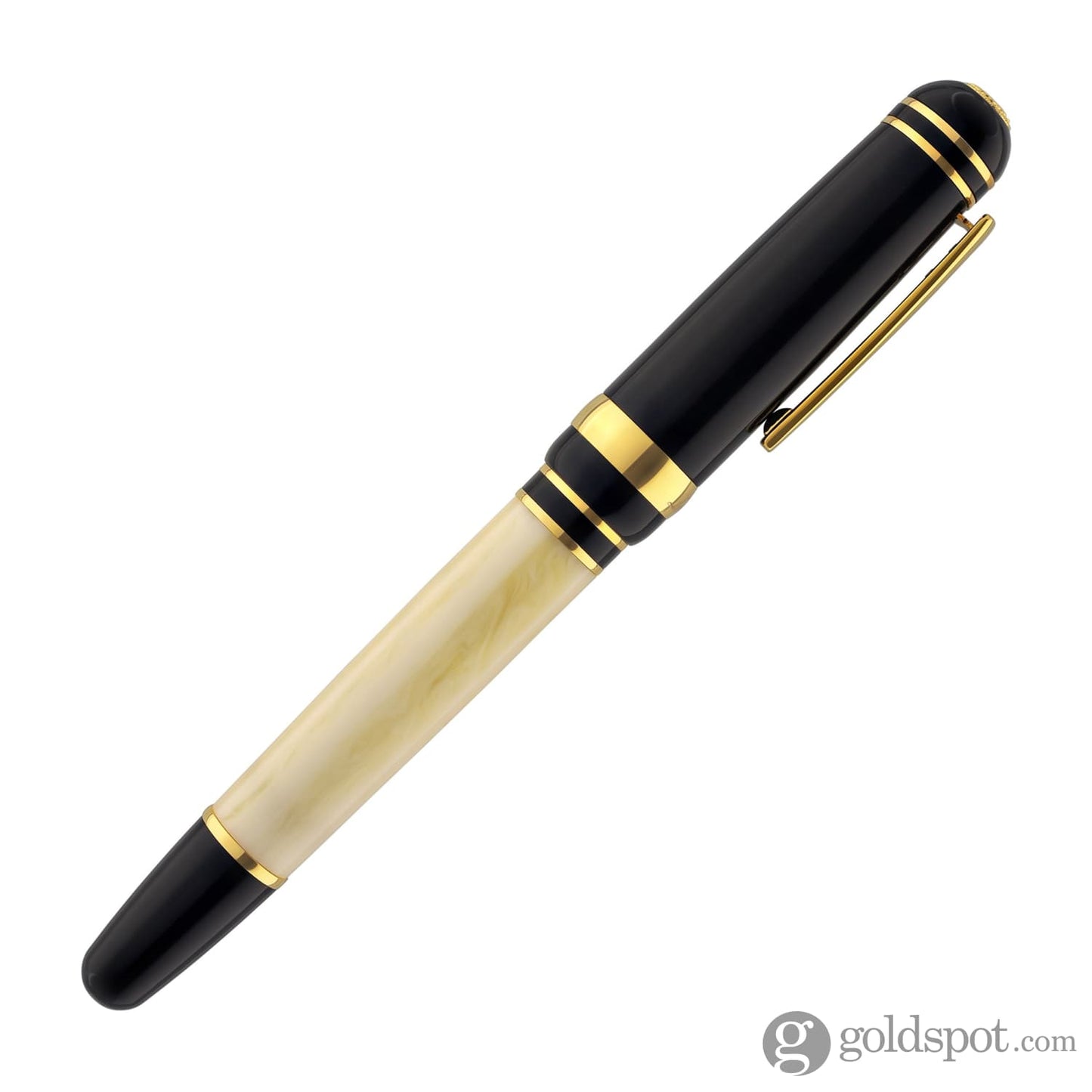 Laban 325 Fountain Pen with Black Cap & Ivory Barrel Fountain Pen