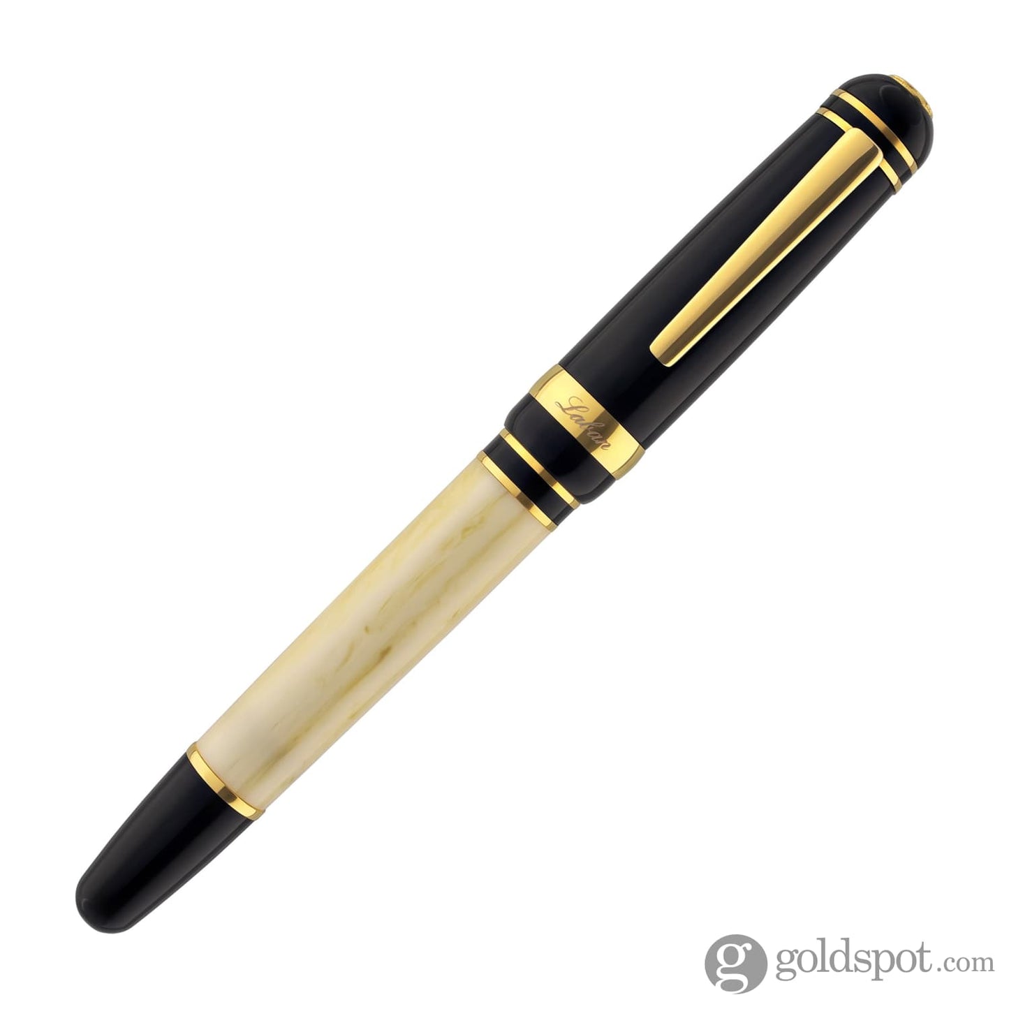Laban 325 Fountain Pen with Black Cap & Ivory Barrel Fountain Pen