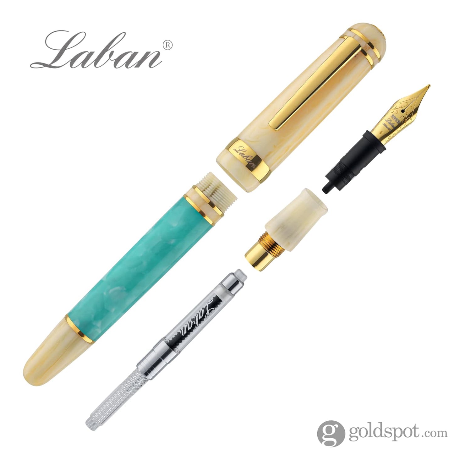 Laban 325 Fountain Pen in Aqua Lagoon Fountain Pen