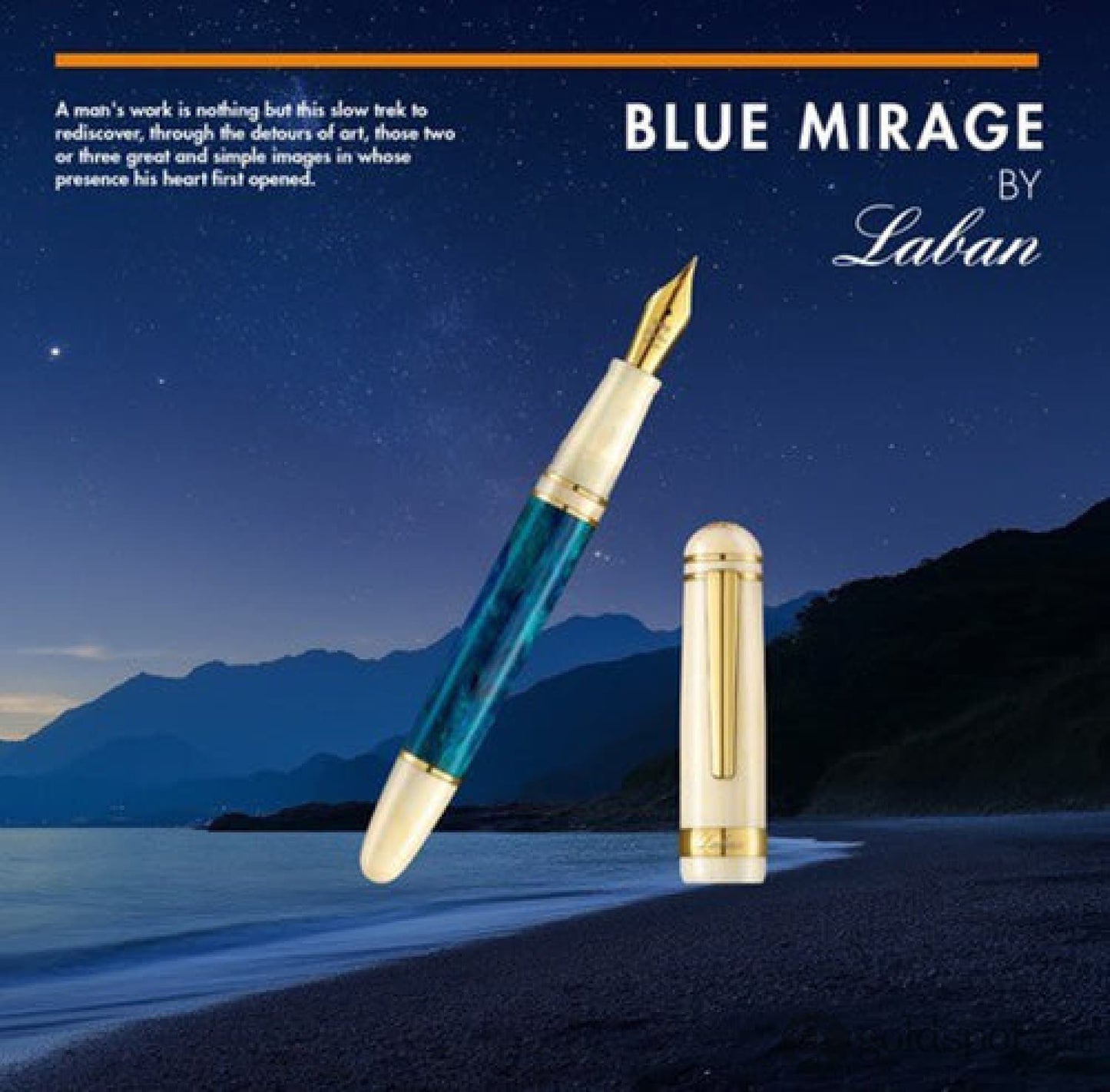 Laban 326 Fountain Pen in Blue Mirage Fountain Pen