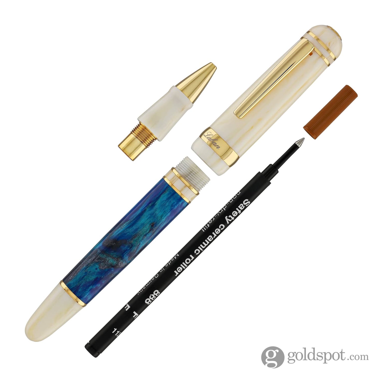 Laban 326 Rollerball Pen in Blue Mirage Rollerball Pen
