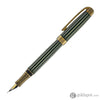 Laban Antique II Fountain Pen in Green with Lines Fountain Pen