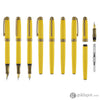 Laban Antique II Fountain Pen in Yellow with Lines Fountain Pen