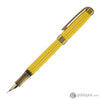 Laban Antique II Fountain Pen in Yellow with Lines Fountain Pen