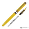 Laban Antique II Fountain Pen in Yellow with Lines Fountain Pen