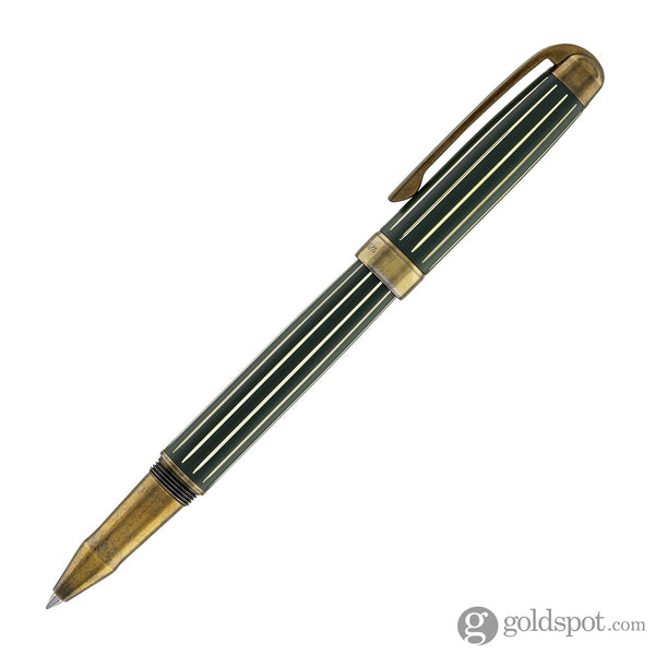 Laban Antique II Rollerball Pen in Green with Lines Rollerball Pen