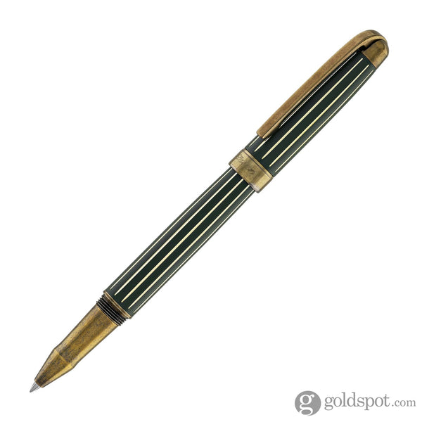 Laban Antique II Rollerball Pen in Green with Lines Rollerball Pen