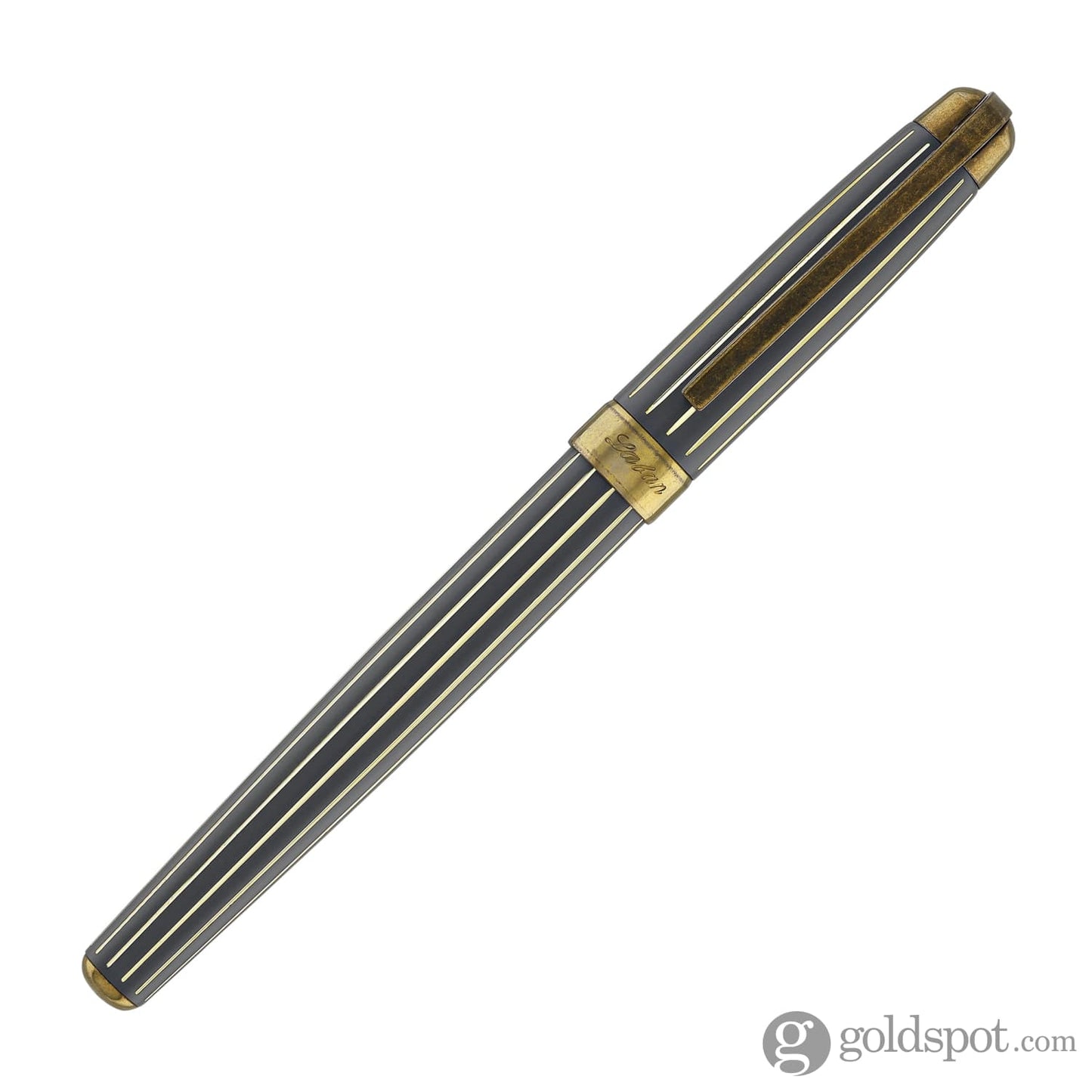 Laban Antique II Rollerball Pen in Grey with Lines Rollerball Pen