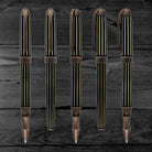 Laban Antique II Rollerball Pen in Copper with Lines Rollerball Pen