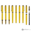 Laban Antique II Rollerball Pen in Yellow with Lines Rollerball Pen