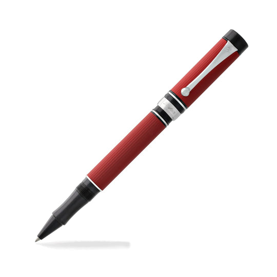 Laban German Rubber Rollerball Pen in Ruby Red