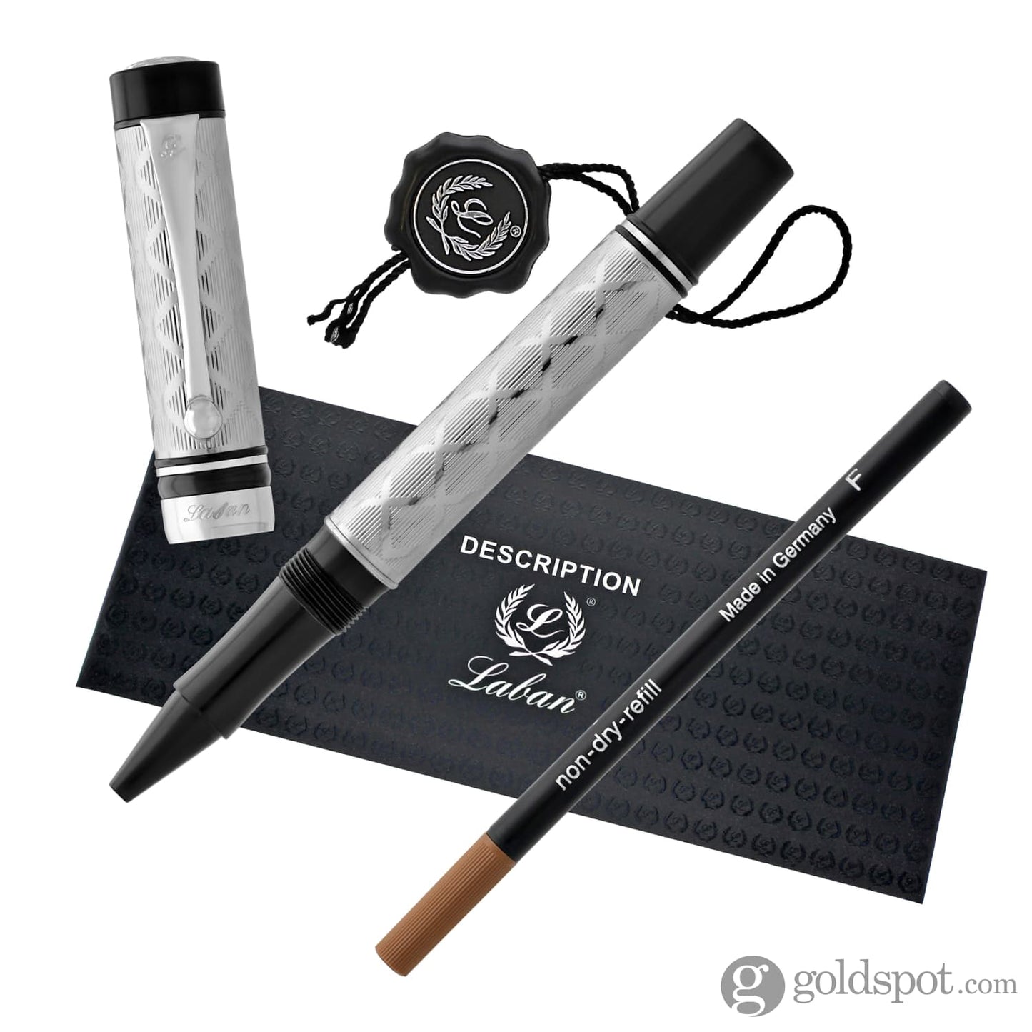 Laban Germana Rollerball Pen in X Pattern Rollerball Pen