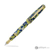 Laban Grecian Fountain Pen in Blue and Yellow Marbled Medium Fountain Pen