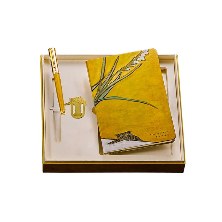 Laban Sanyu in Hand Rollerball Pen Set in Gold Rollerball Pen
