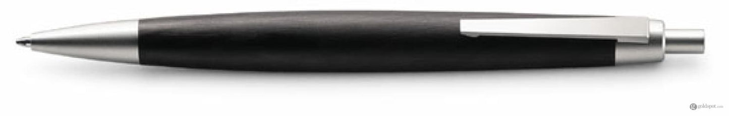 Lamy 2000 Ballpoint Pen in African Blackwood Stainless Steel Trim Ballpoint Pens