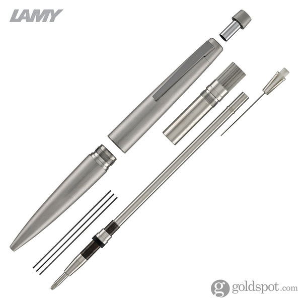 Lamy 2000 Mechanical Pencil in Brushed Stainless Steel - 0.7mm Mechanical Pencils