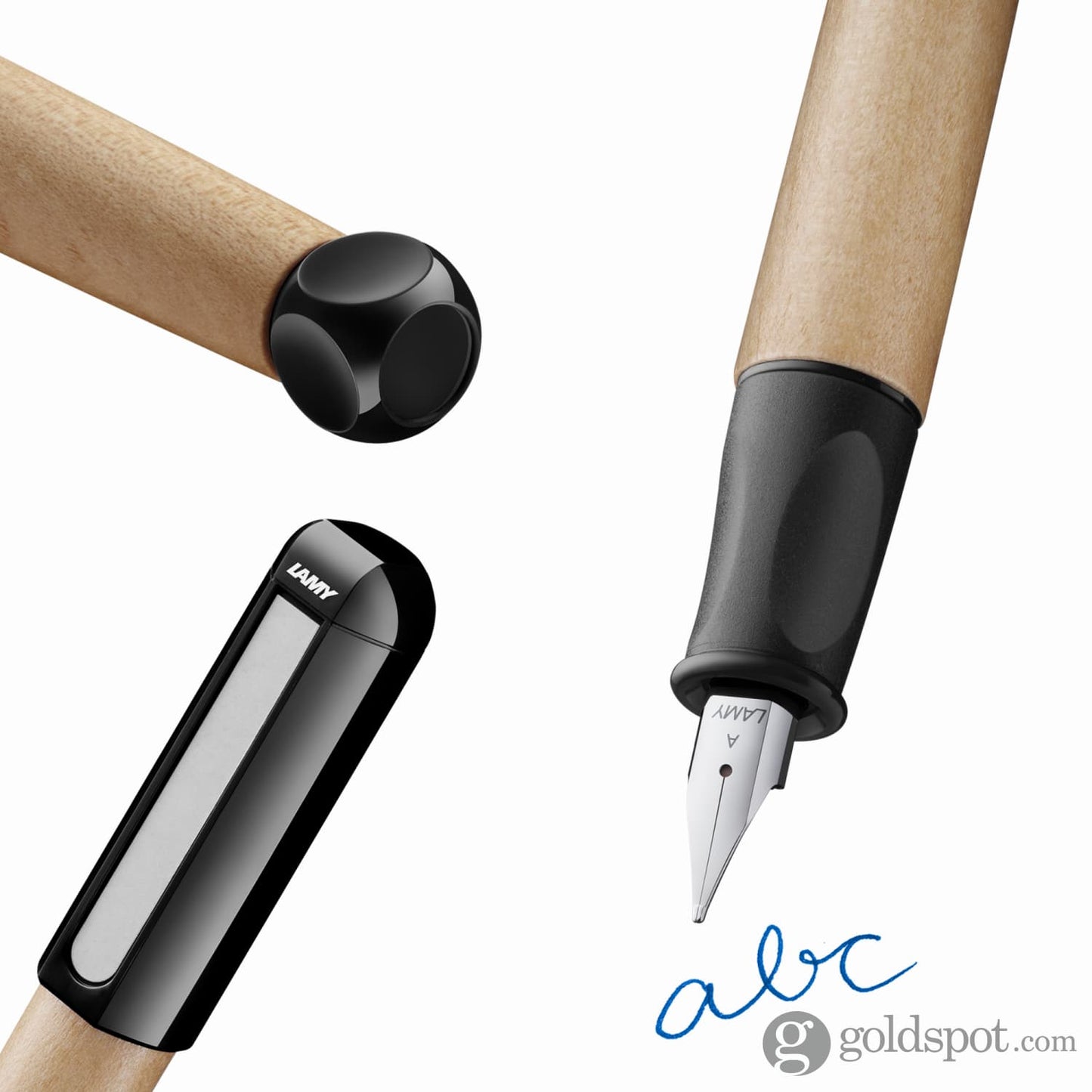 Lamy ABC Fountain Pen in Black Left Handed for Beginner Child Fountain Pen