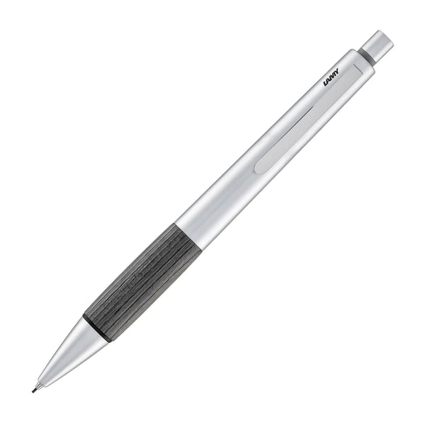 LAMY Scrible 0.7 ペンシル Lamy Accent Mechanical Pencil in Aluminum Grey with Wood Grip