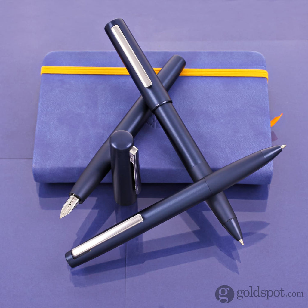 Lamy Aion Ballpoint Pen in Deep Dark Blue Goldspot Pens