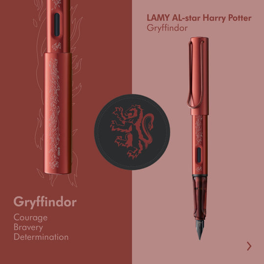 Lamy AL-Star x Harry Potter Fountain Pen in Gryffindor