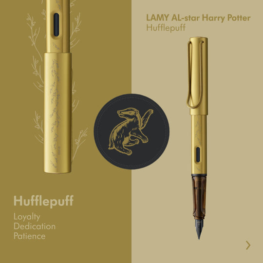 Lamy AL-Star x Harry Potter Fountain Pen in Hufflepuff