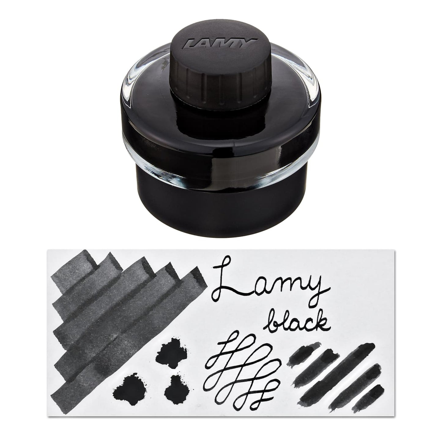 Lamy Bottled Ink in Black with Blotting Paper 50 mL Goldspot Pens
