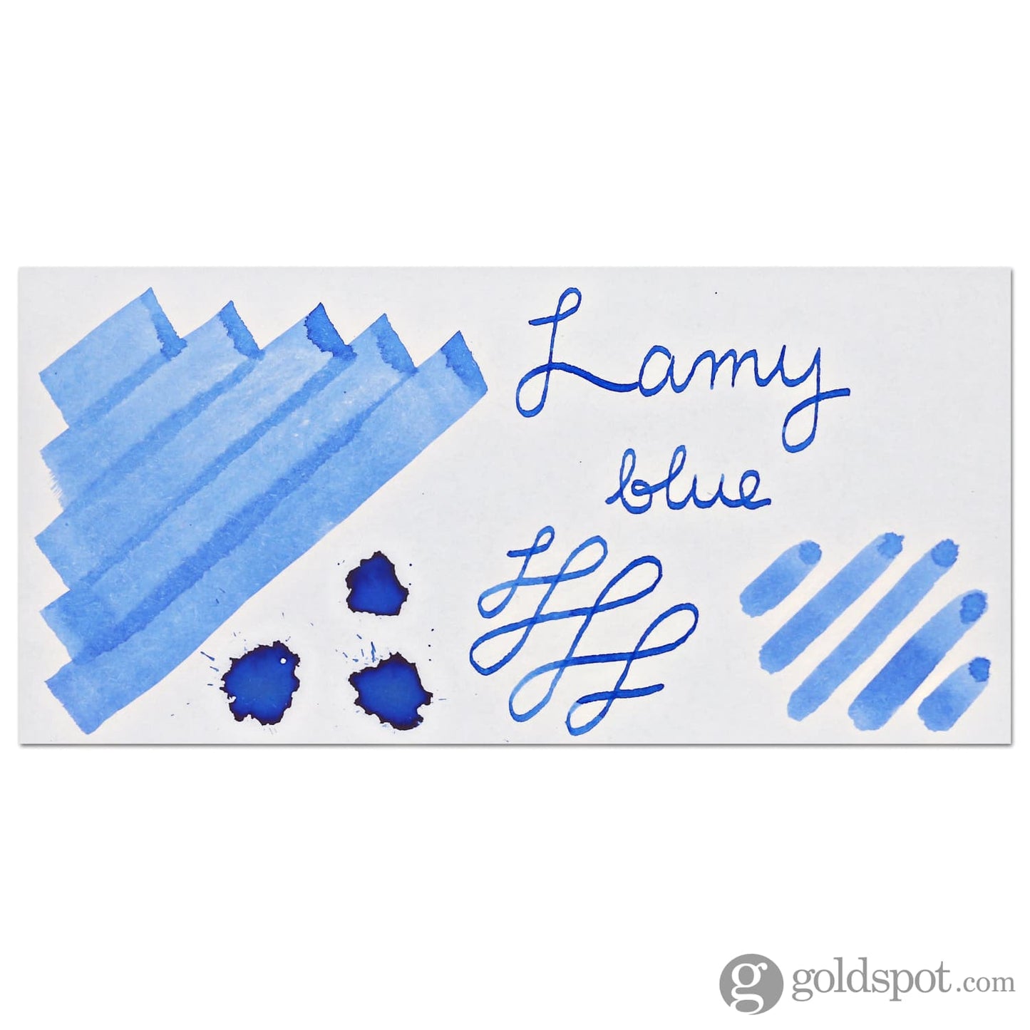 Lamy Bottled Ink in Blue with Blotting Paper - 50 mL Bottled Ink