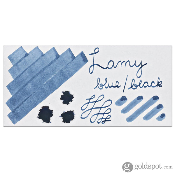 Lamy Bottled Ink in Blue/Black with Blotting Paper - 50 mL Bottled Ink