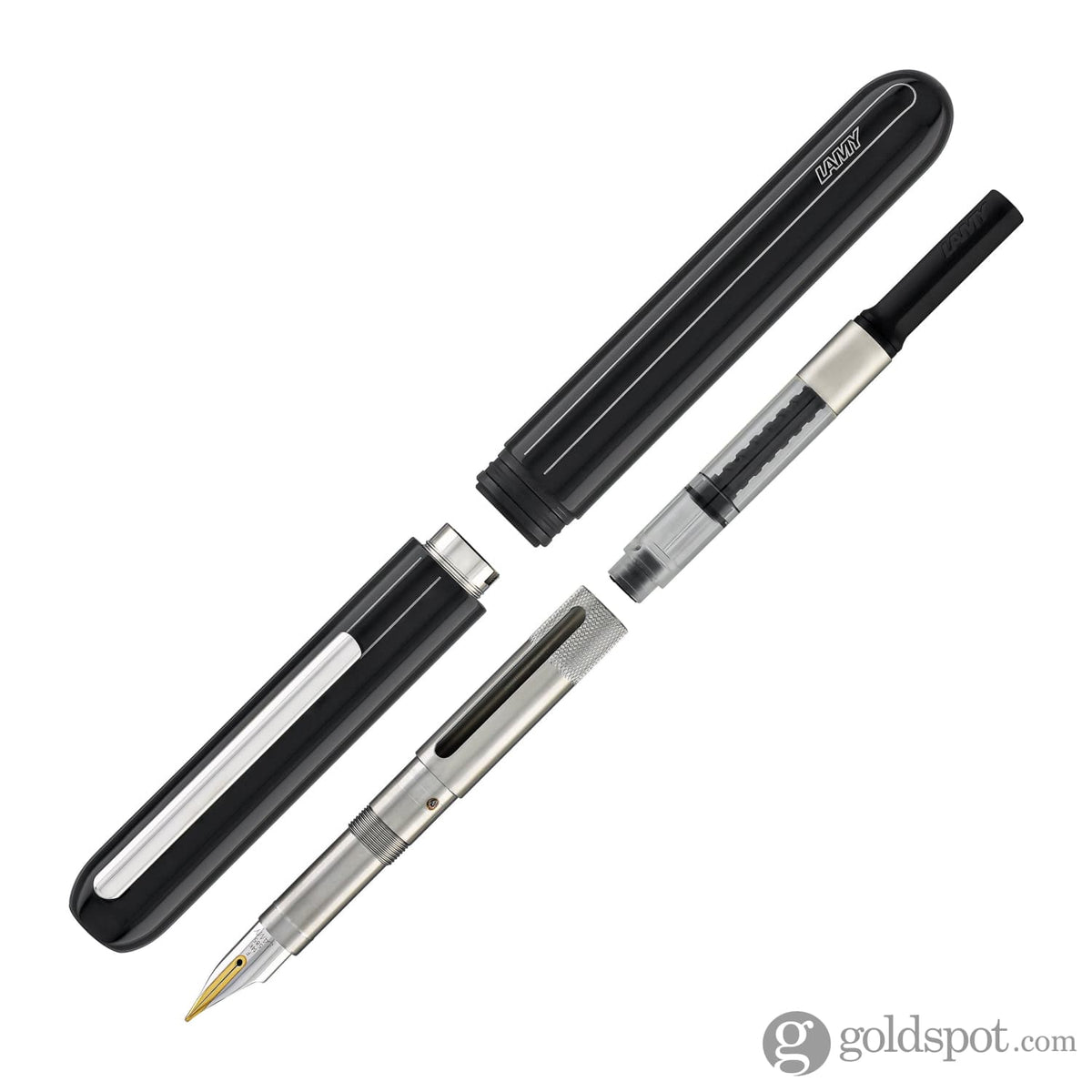 Lamy Dialog 3 Fountain Pen in Piano Black - Goldspot Pens
