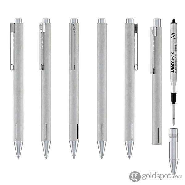 Lamy Econ Ballpoint Pen in Brushed Stainless Steel Ballpoint Pens