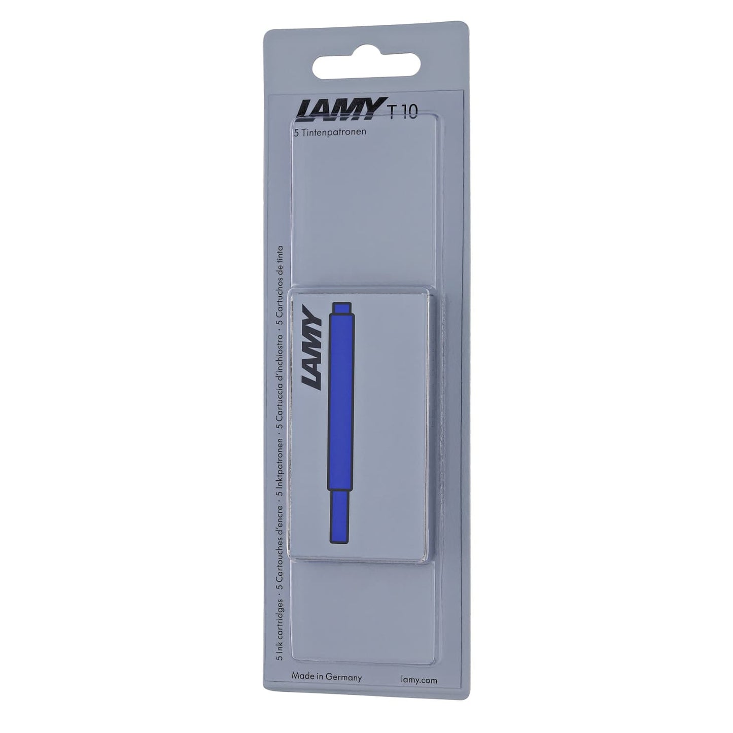 Lamy Fountain Ink Cartridges in Blue - Pack of 5 Fountain Pen Cartridges