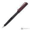 Lamy Joy Calligraphy Fountain Pen in Shiny Black with Red Clip Fountain Pen