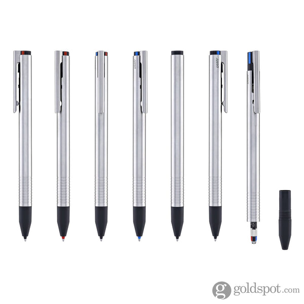 Lamy Logo 3 Color Multi Function Pen in Stainless Steel Multi-Function Pen