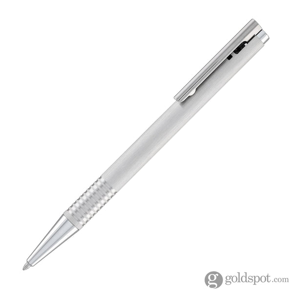 Lamy Logo Ballpoint Pen in Brushed Stainless Steel Ballpoint Pens