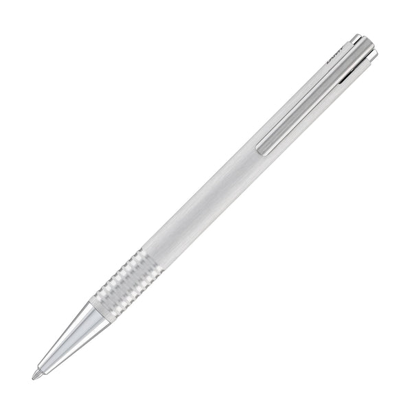 Lamy Logo Ballpoint Pen in Brushed Stainless Steel Ballpoint Pens