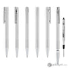 Lamy Logo Ballpoint Pen in Brushed Stainless Steel Ballpoint Pens